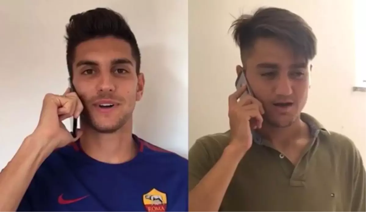 Roma\'dan Cengiz Ünder\'e "Cometoroma" Videosu