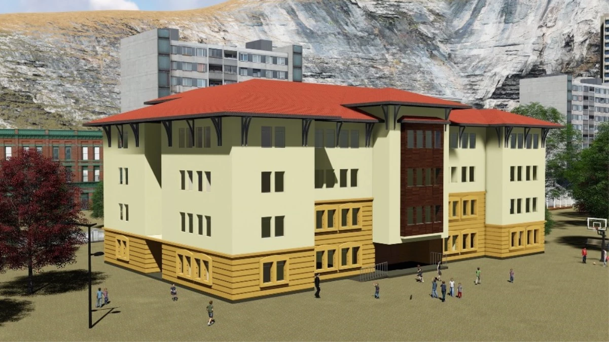 Yeni Okul Binası Tarihin İzlerini Taşıyacak