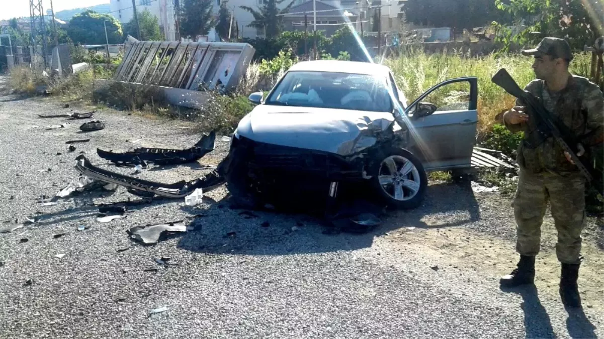 İki Otomobilin Çarpışması Sonucu 5 Kişi Yaralandı