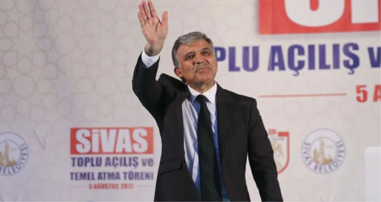 Sivas\'taki Toplu Açılış Töreninde Başbakan\'ın Daveti Üzerine Gül, Kürsüye Çıktı