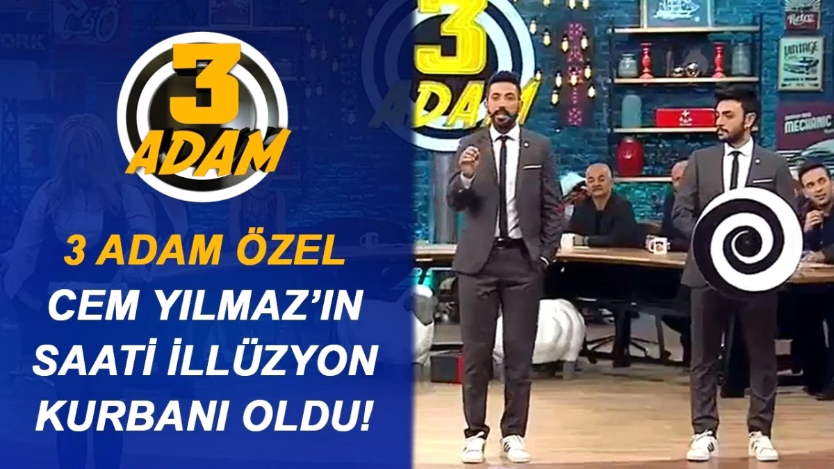 Cem Yılmaz'ın Saati İllüzyona Kurban Gitti | 3 Adam Özel