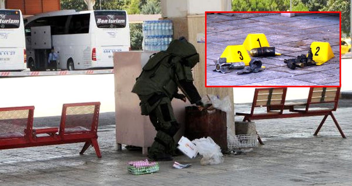 Gaziantep'teki Otogar Çöplüğünden Roketatar ve Bomba Çıktı