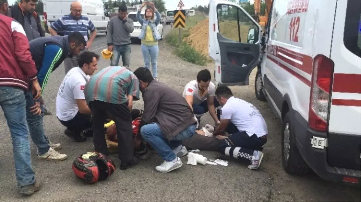 Tekirdağ\'da Trafik Kazası: 1 Yaralı