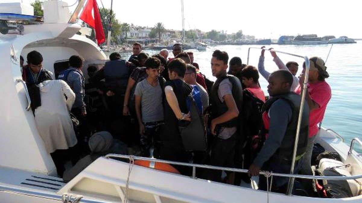 Ayvacık\'ta 51 Kaçak Yakalandı