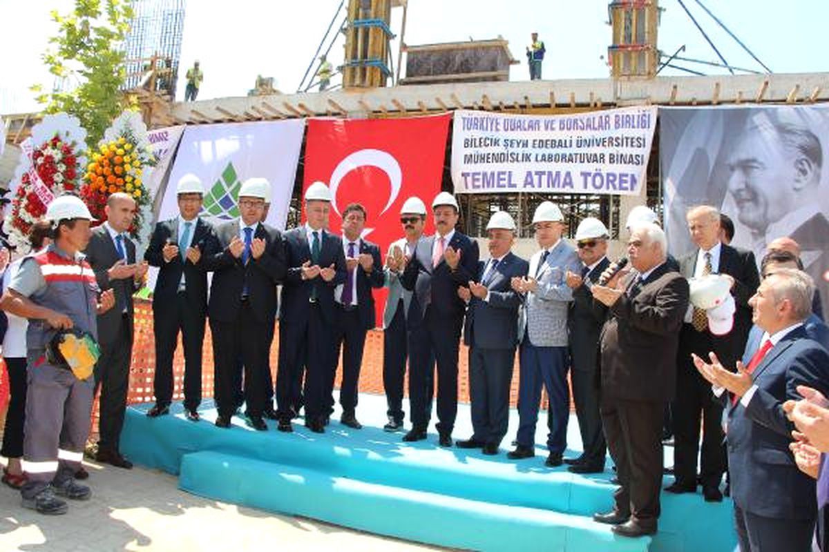 Bakan Tüfenkci ile Hisarcıklıoğlu, TOBB Laboratuvar Binasının Temelini Attı