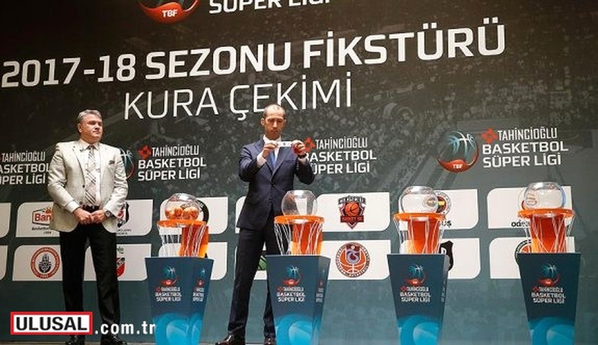 Basketbol Süper Ligi\'nde İlk Yarı Fikstürü Belli Oldu