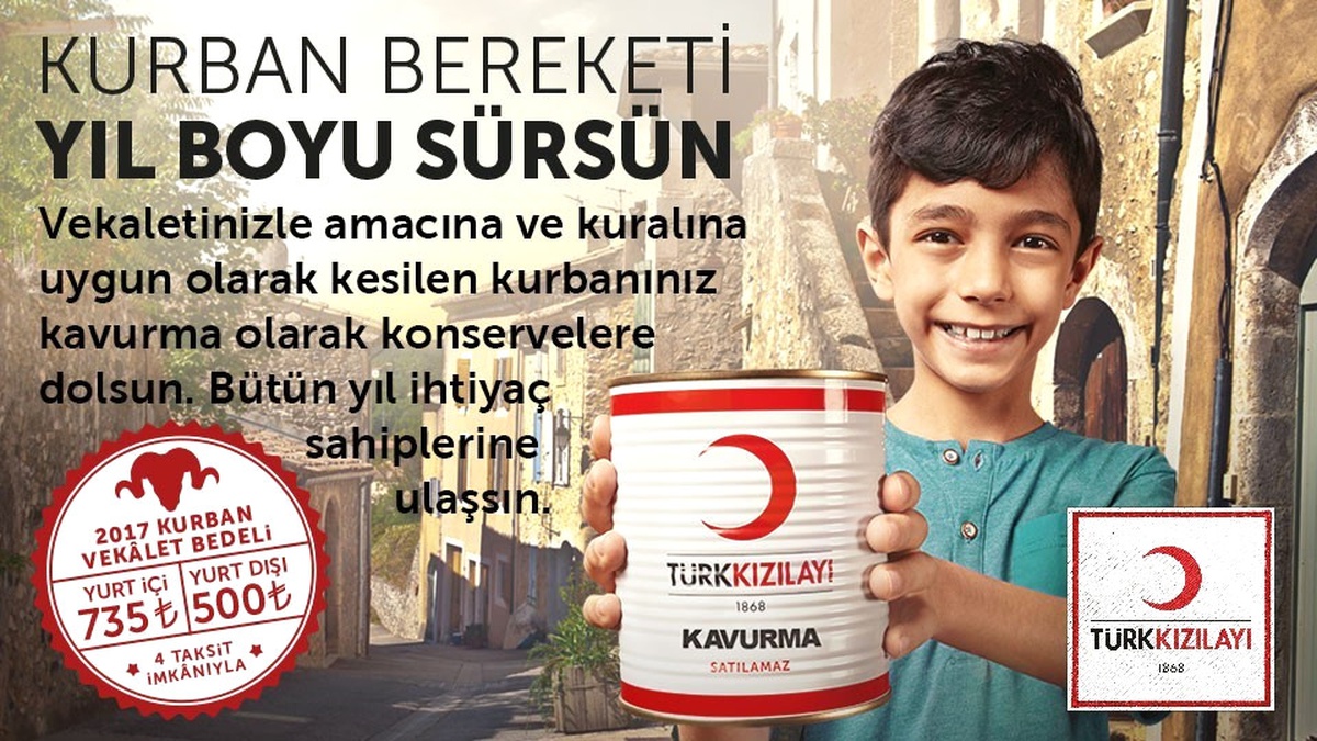 Kızılay\'a Vekaletle Kurban Bedelleri Açıklandı