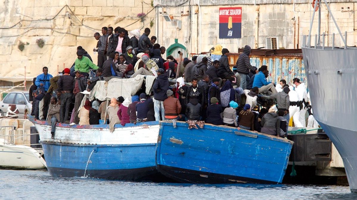 Libya Açıklarında 155 Afrikalı Göçmen Kurtarıldı