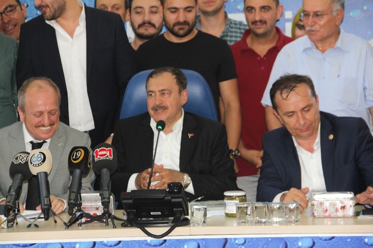 Orman ve Su İşleri Bakanı Veysel Eroğlu;