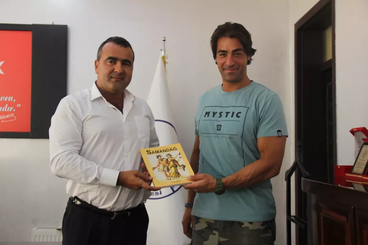 Ünlü Oyuncu Levendoğlu, Belediye Başkanvekili Kamacı\'yı Ziyaret Etti