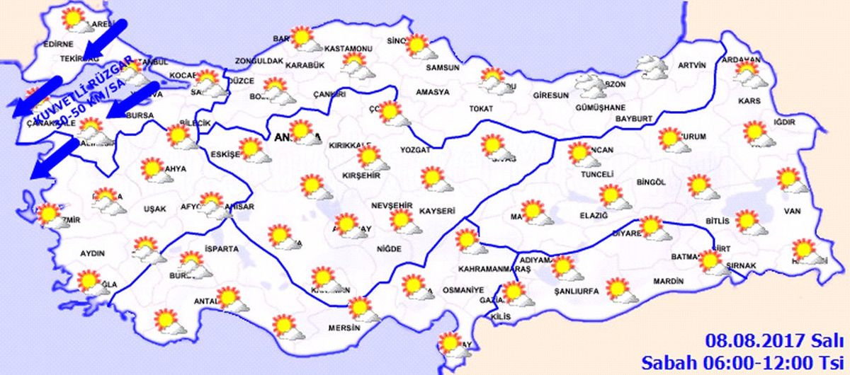 Yurtta Hava Durumu