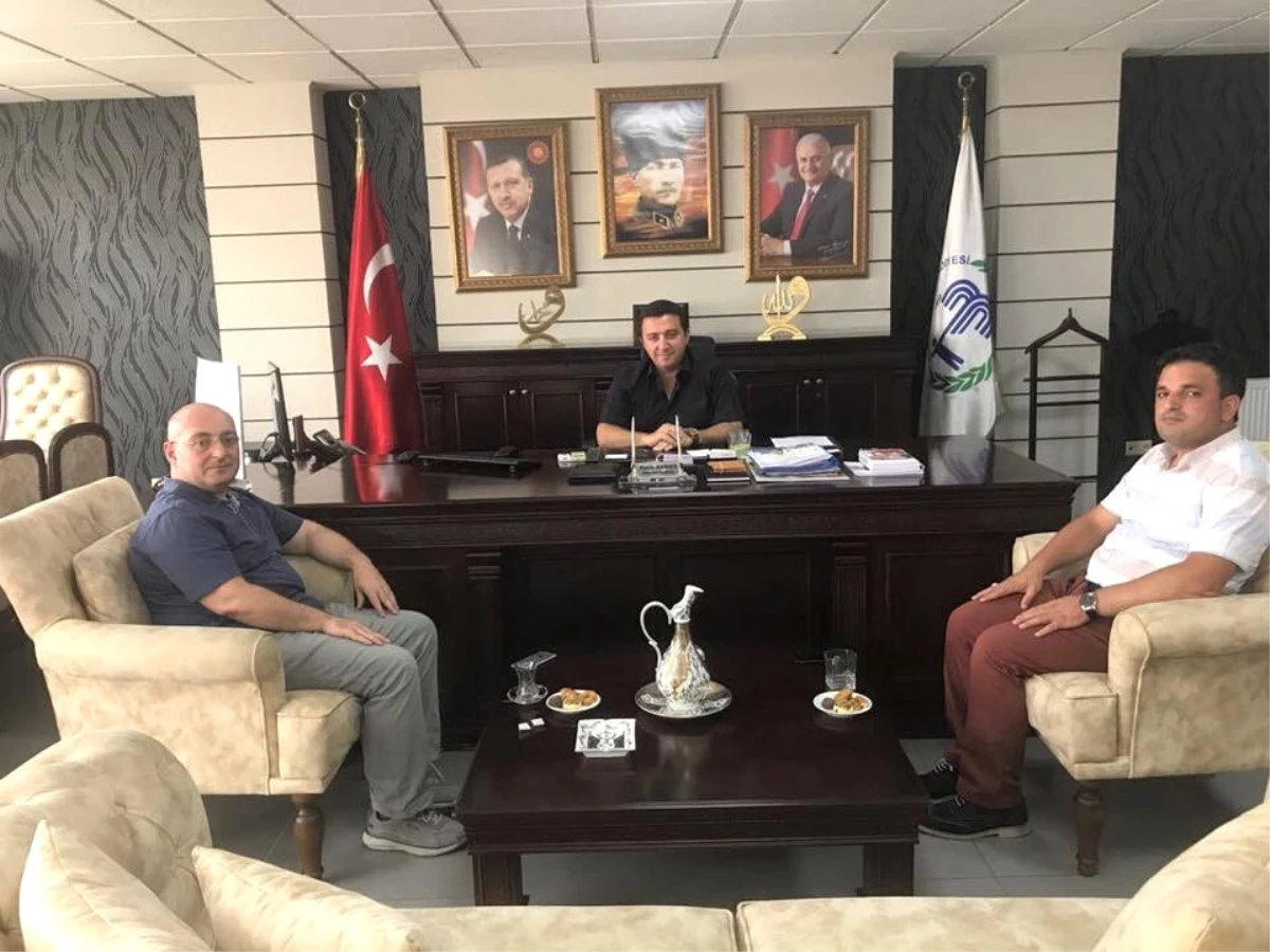 Kültür Bakanlığı Daire Başkanı Ömer Özden Ören Başkan Bakıcı\'yı Ziyaret Etti