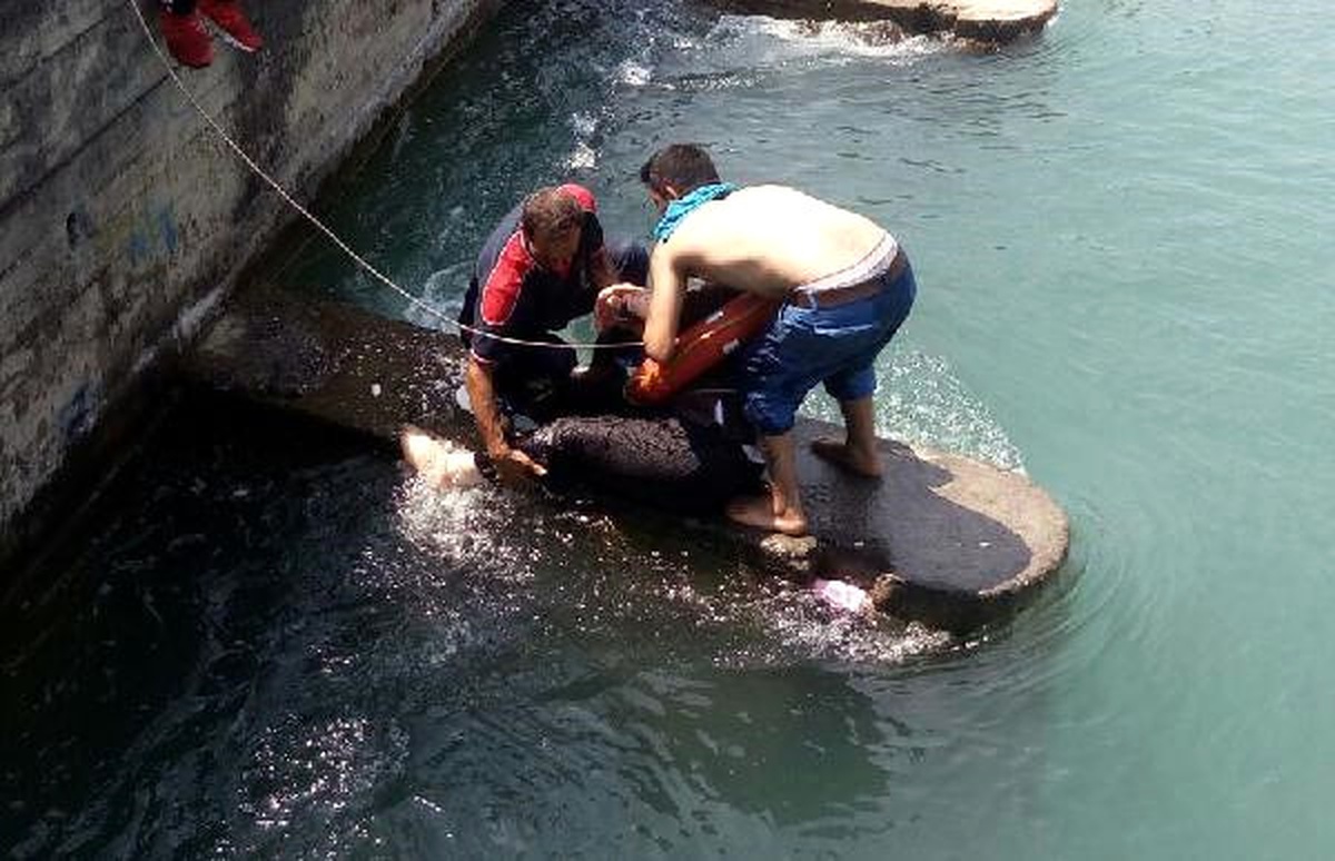 Sulama Kanalına Atlayan Kadın Kurtarıldı