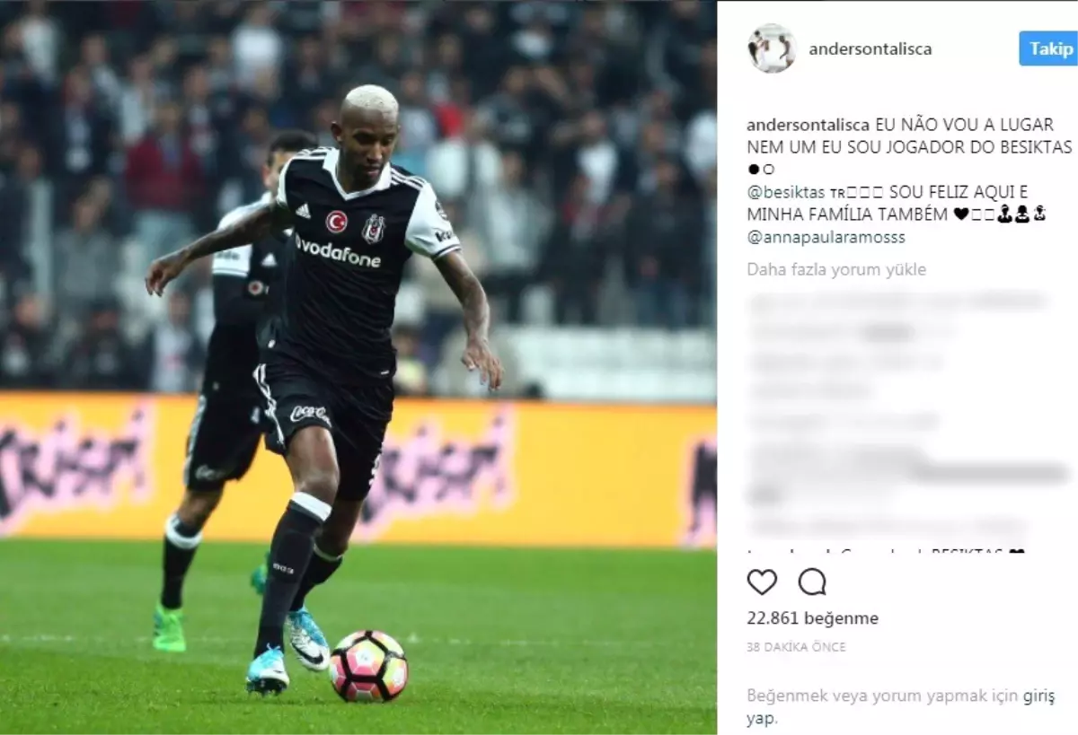 Talisca: "Beşiktaş\'ta Mutluyum, Bir Yere Gitmiyorum"