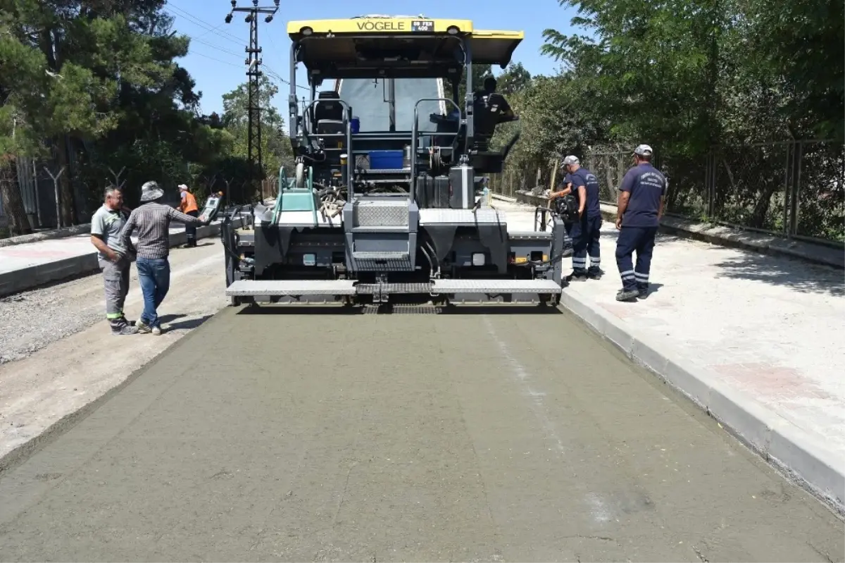 Tekirdağ\'da Yol Yapım Çalışmaları