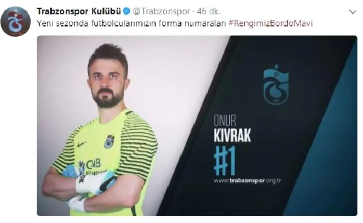 Trabzonspor\'da Forma Numaraları Açıklandı