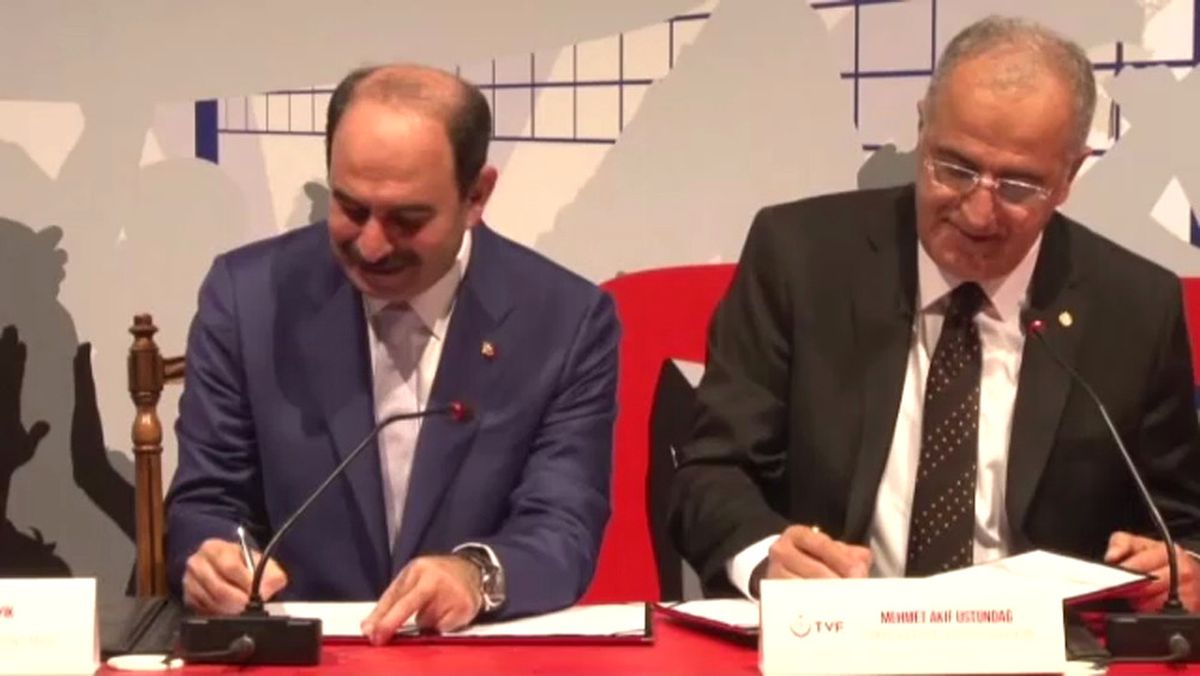Tvf ile PTT Arasında Sponsorluk Anlaşması İmzalandı