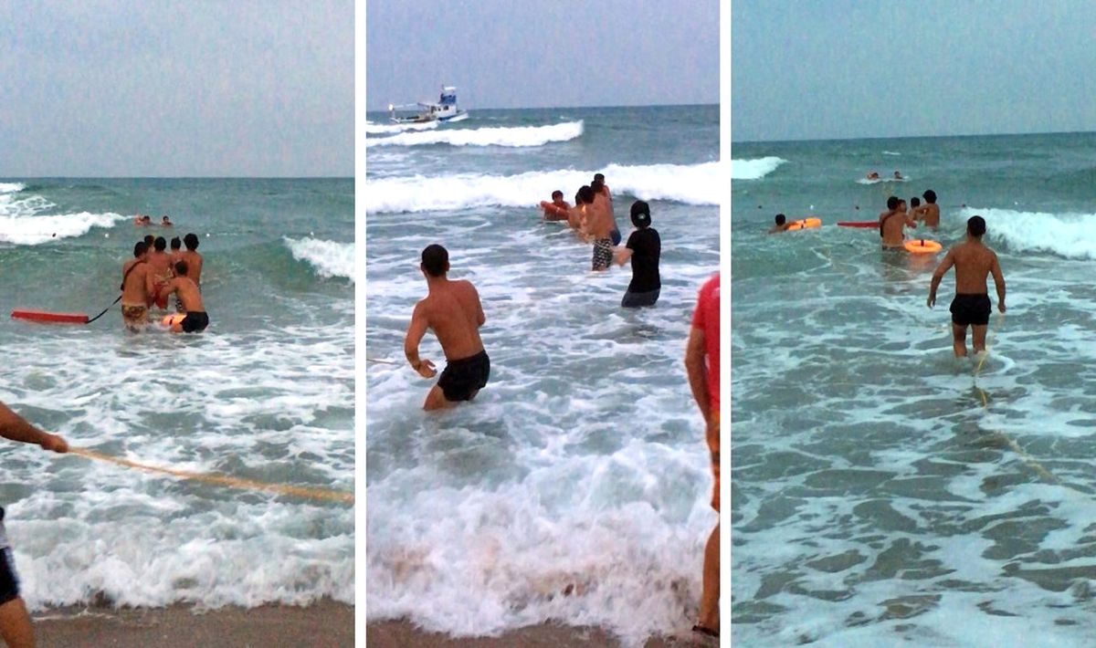 Yasağa Rağmen Denize Girdiler, Son Anda Kurtarıldılar