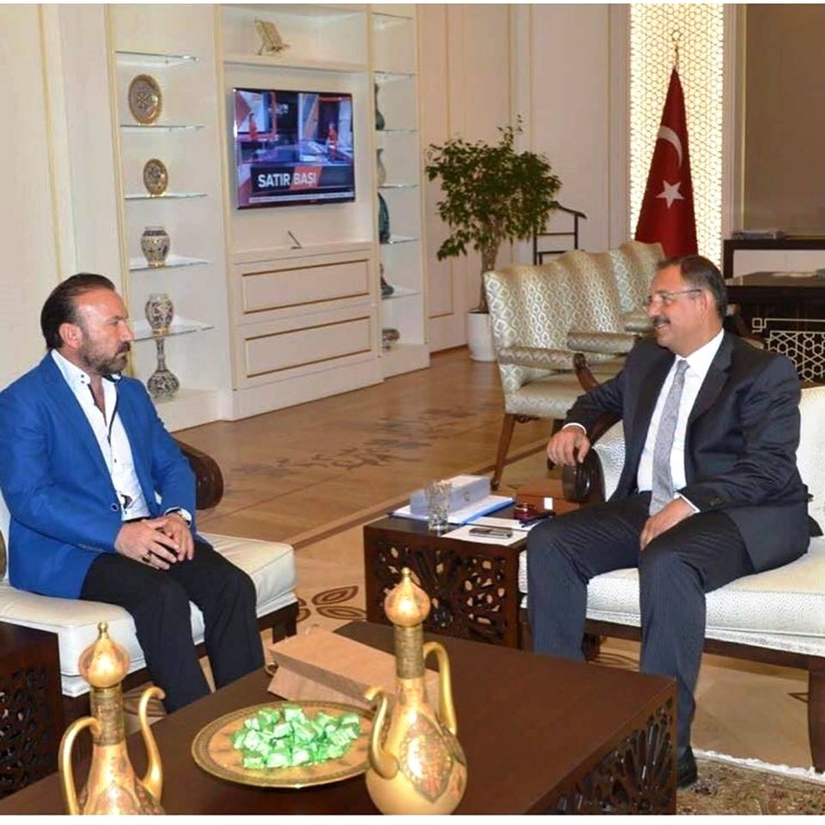 Başkan Doğan, Bakan Özhaseki\'yi Ziyaret Etti