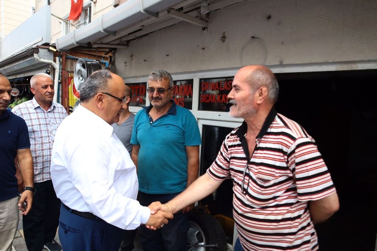 Başkan Hasan Can Esnaf Ziyaretlerine Devam Ediyor
