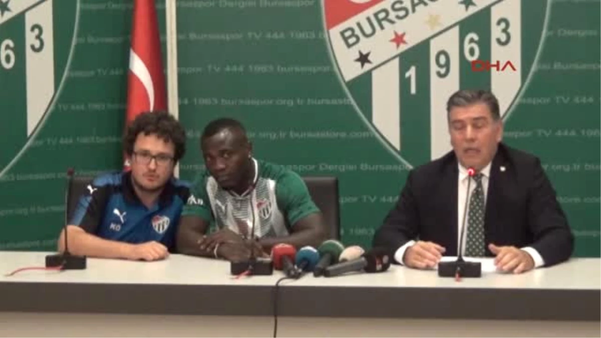 Bursaspor, Dzon Delarge ile Sözleşme İmzaladı