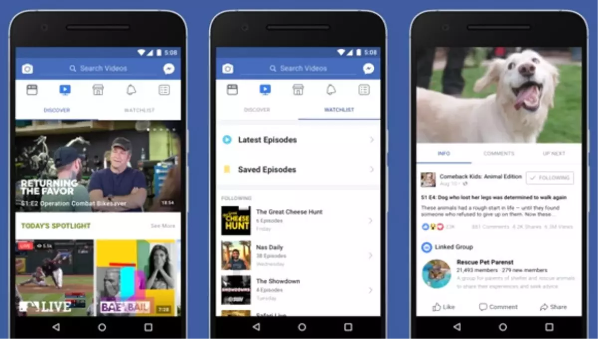 Facebook, Watch ile Youtube\'a Rakip Oluyor!