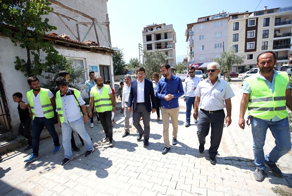 İlbade Mahallesi\'nde Üst Yapı Çalışmaları Başladı
