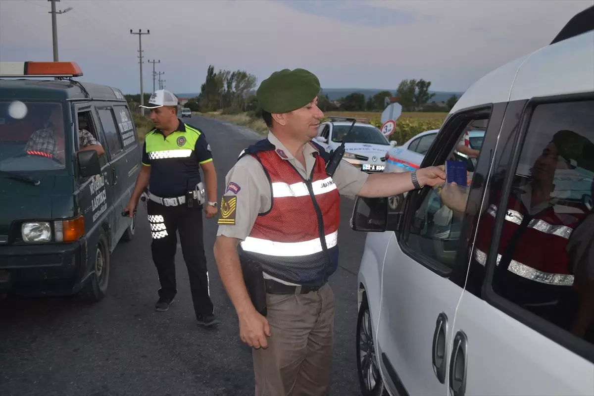 Keşan\'da Trafik Güvenliği Uygulaması Yapıldı