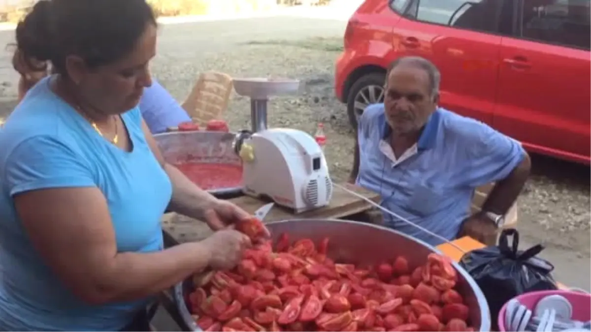 Mersin Ev Salçası ve Konserve Vakti