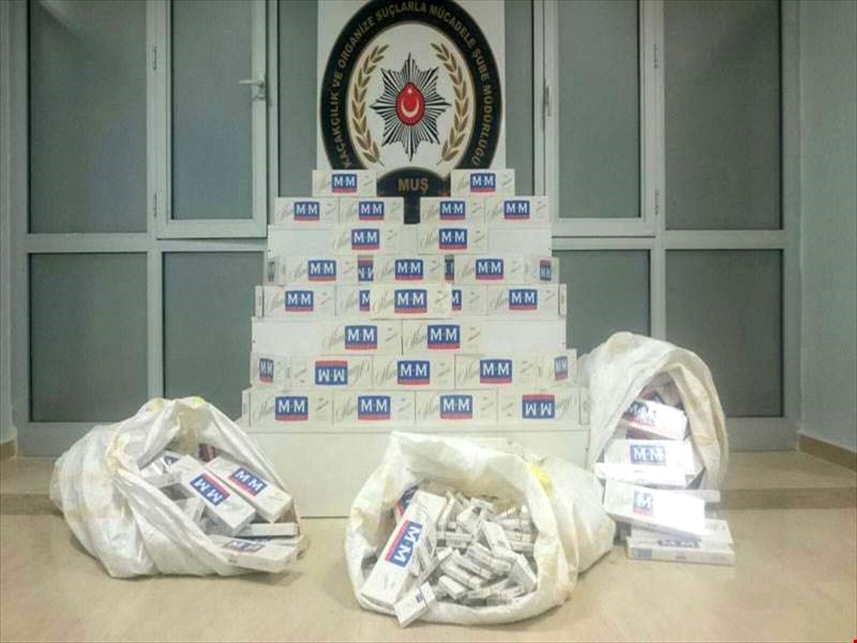 Muş\'ta Kaçak Sigara Operasyonu