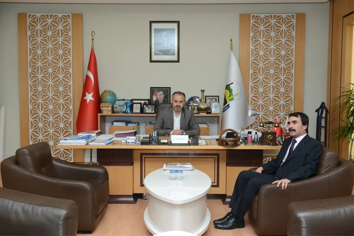 Tapu Müdürü Kaplan\'dan Aktaş\'a Ziyaret