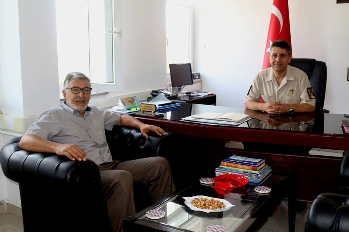 Başkan Bozkurt\'tan İlçe Jandarma Komutanı İlhan\'a Hayırlı Olsun Ziyareti