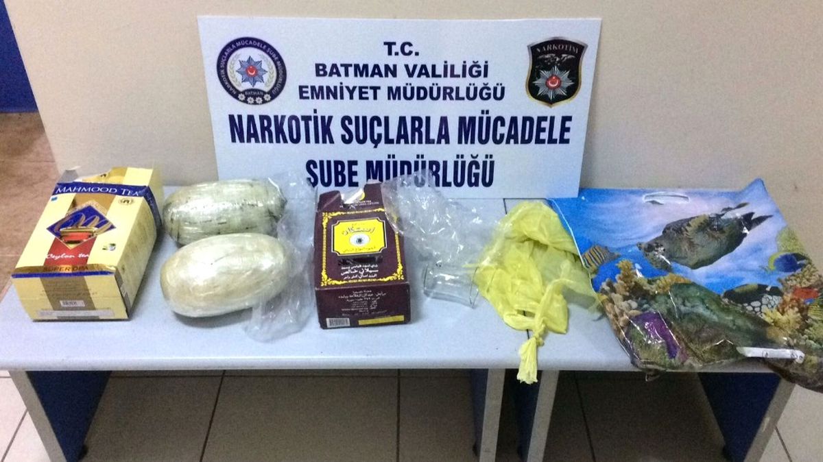 Batman\'da 2 Kilo 60 Gram Esrar Ele Geçirildi
