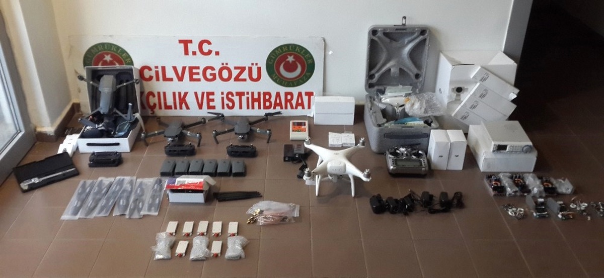 Cilvegözü Gümrük Kapısı\'nda 7 Adet İha ve 91 Adet Yardımcı Elektronik Parça Ele Geçirildi