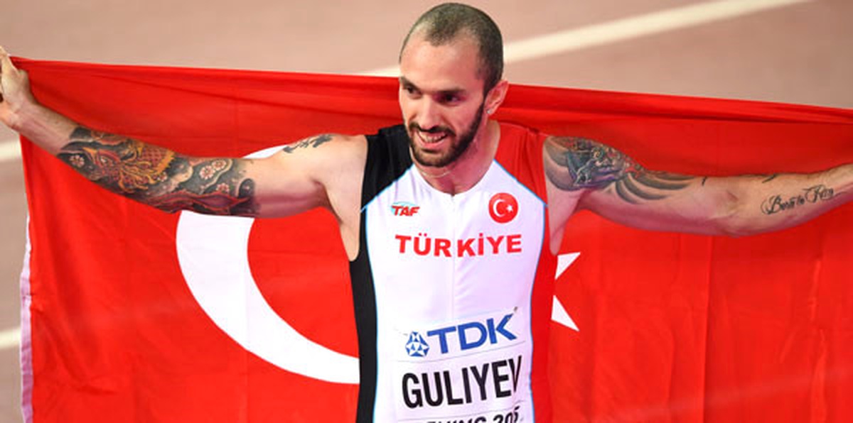 Dünya Atletizm Şampiyonası 200 Metrede Milli Atlet Ramil Guliyev Altın Madalya Kazandı.