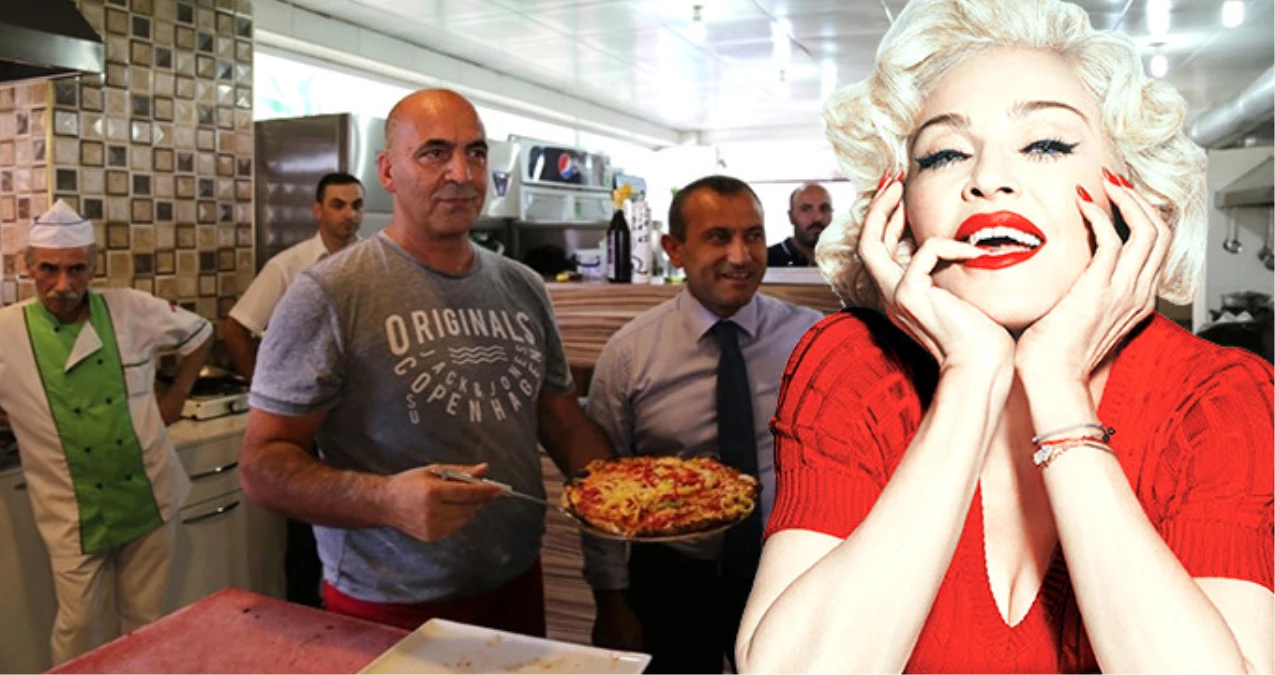 Madonna\'nın Tuncelili Pizzacısı Küçük Hemşehrilerine Pizza Yaptı