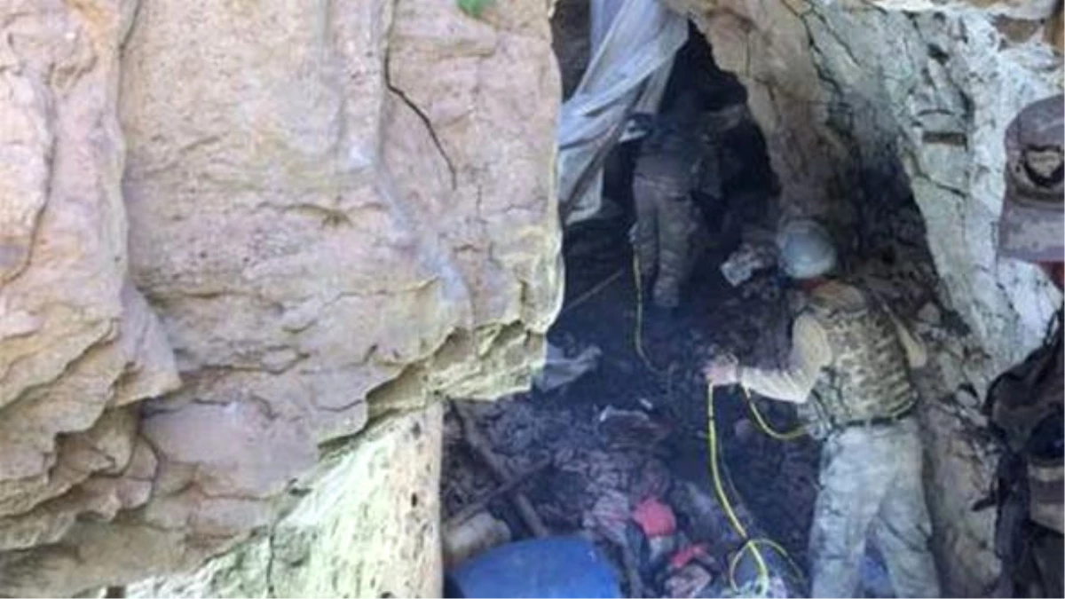 Teröristler, Taş Kırıcı Makinelerle Kazdıkları Mağarada Öldürüldü