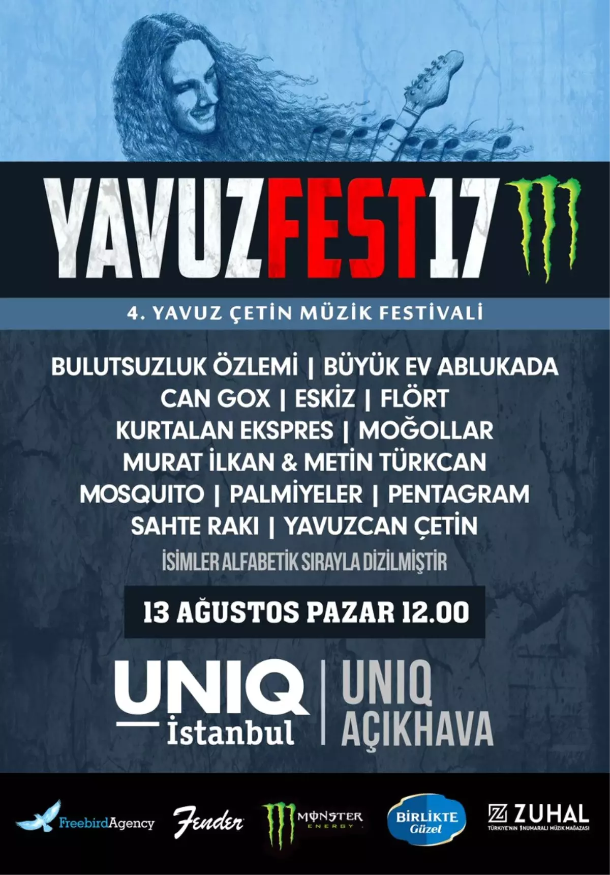 Yavuzfest 13 Ağustos\'ta UNIQ\'te!