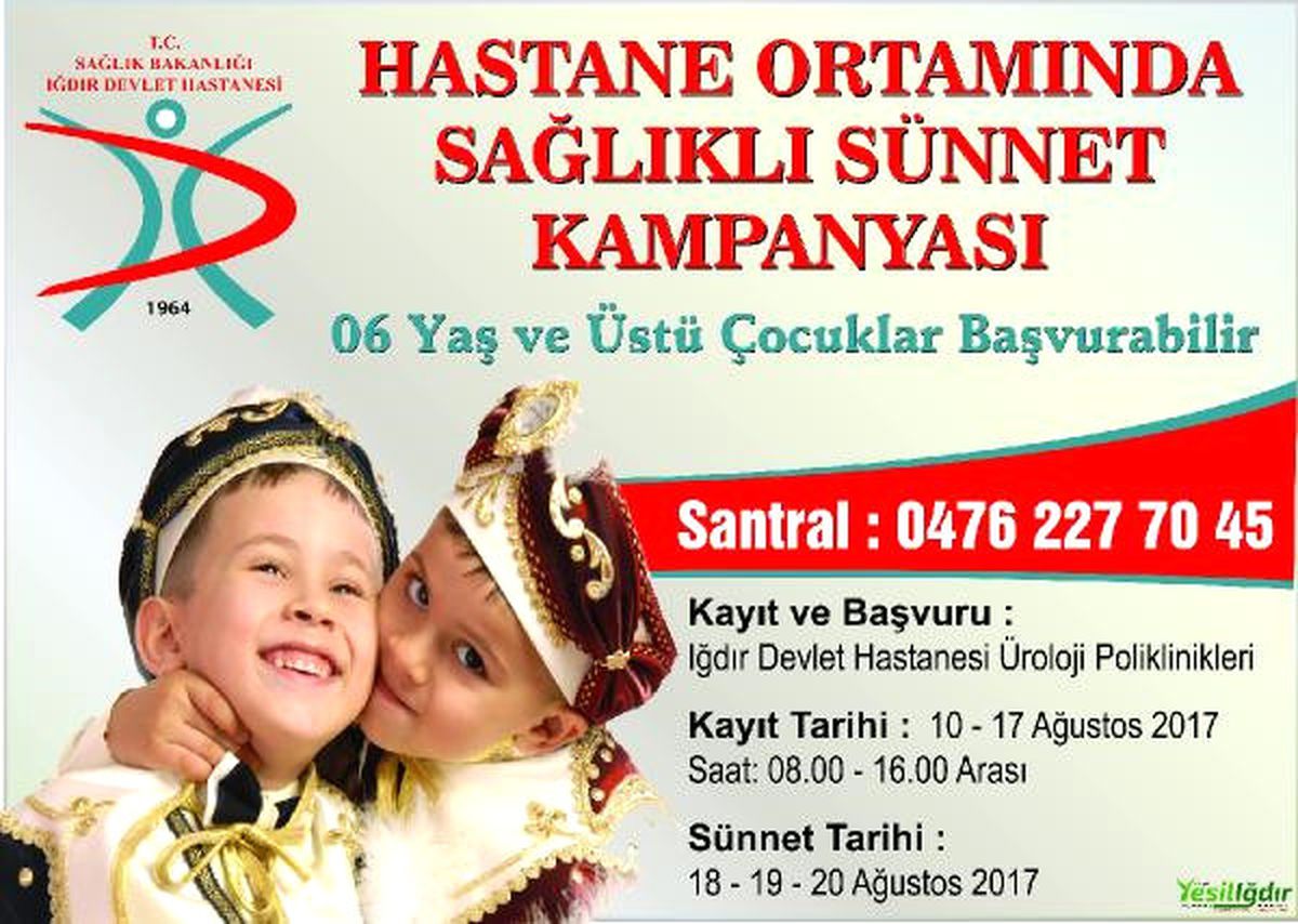 Devlet Hastanesinden Sünnet Kampanyası