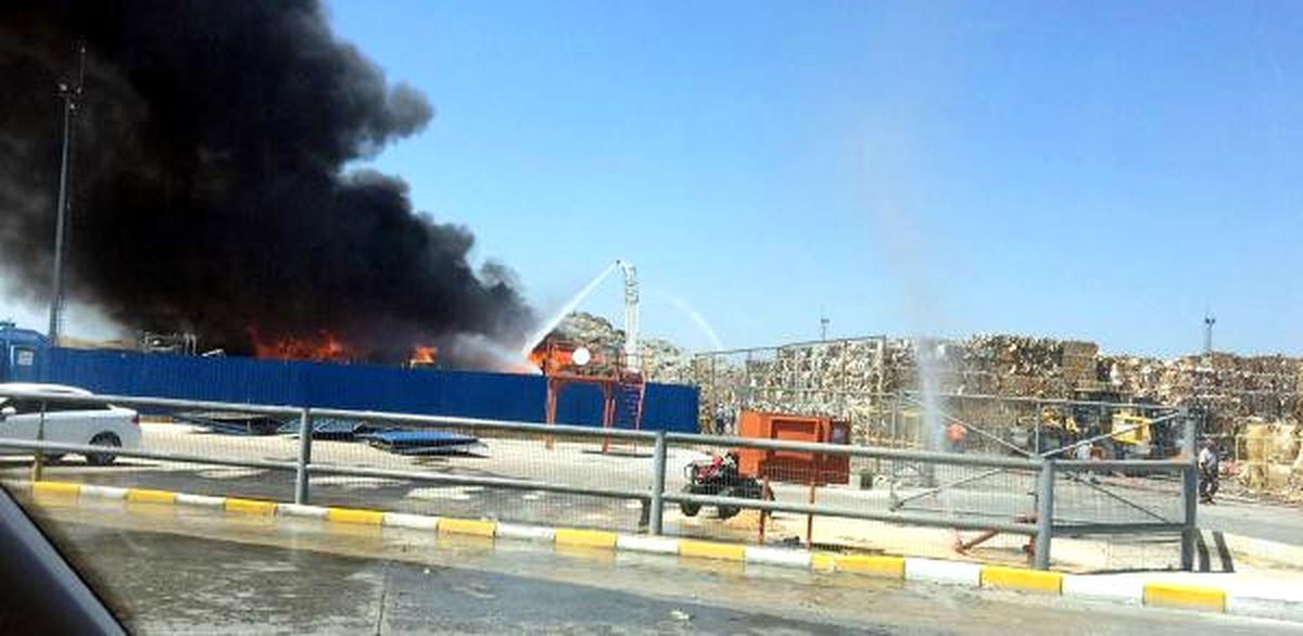 Karton Fabrikasının Deposunda Yangın (2)