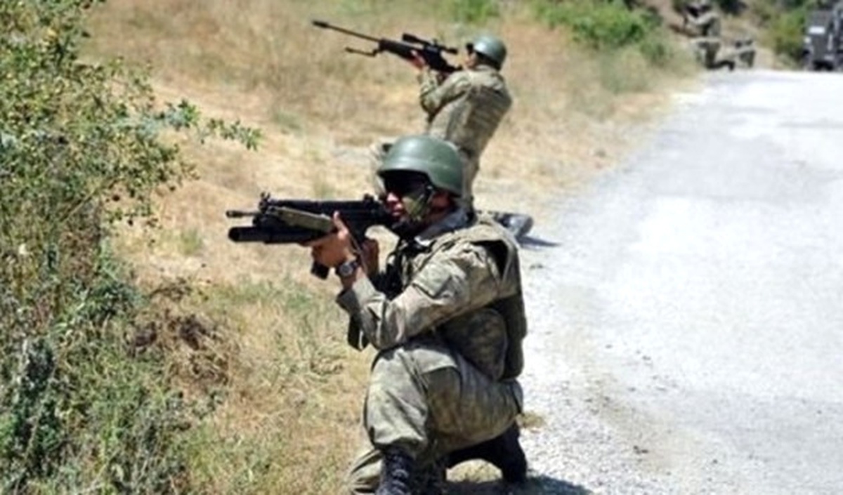 PKK\'lıların Bulunduğu Bölge Ateş Altına Alındı