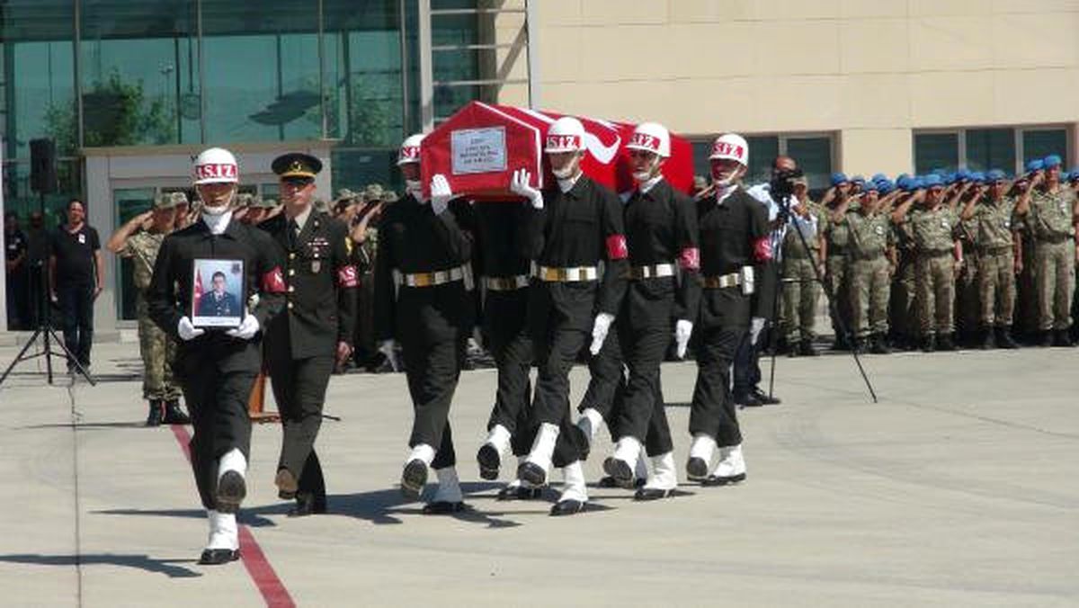 Tunceli Şehidi Astsubay Mehmet Yılmaz\'a Uğurlama Töreni