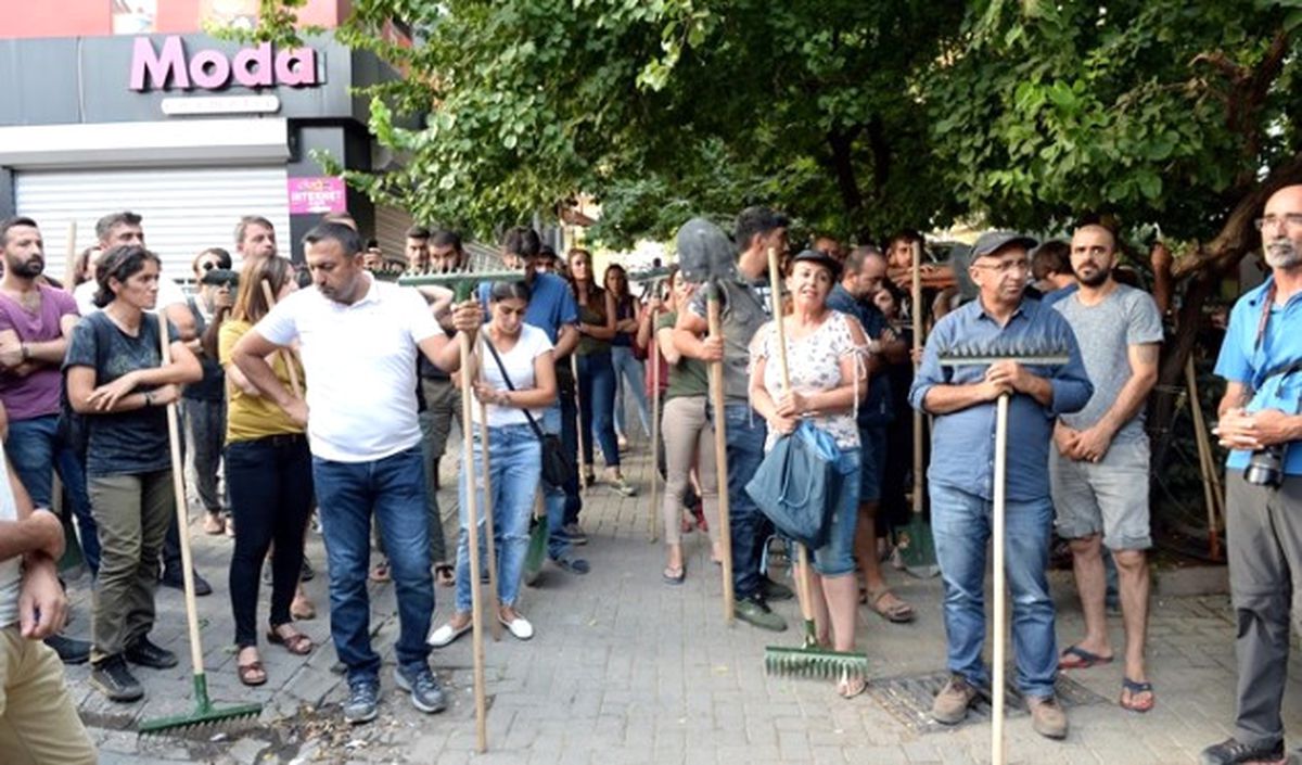 Tunceli\'de Yangın Protestosu