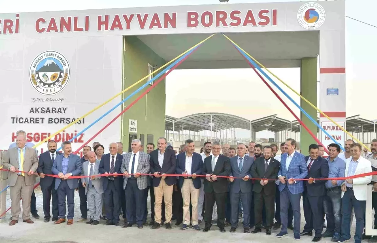 Aksaray Ticaret Borsası Canlı Hayvan Park Yeri ve Canlı Hayvan Borsası Açıldı