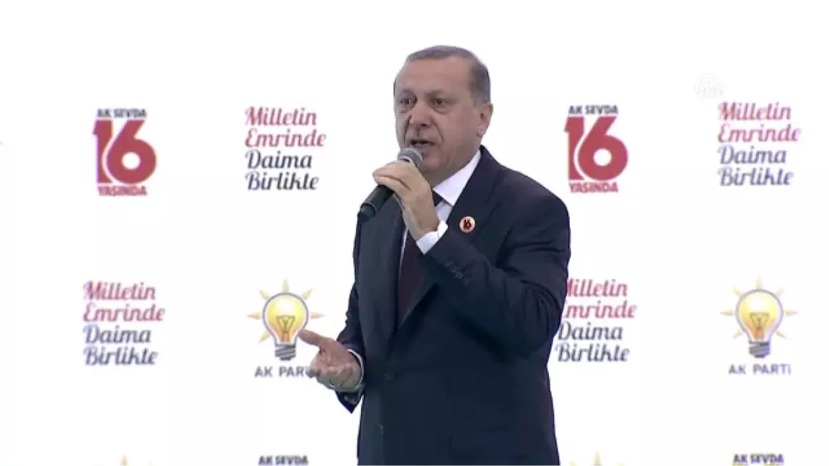 Cumhurbaşkanı Erdoğan: "Bizim Bu Rabiamıza Terör Örgütü Işaretidir Diyecek Kadar Zavallı Olanlar Bu...