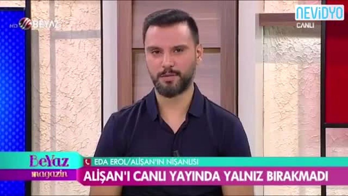 Eda Erol\'dan Alişan\'a Canlı Yayın Sürprizi