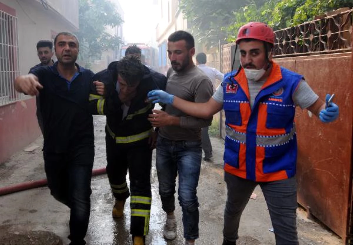 Gaziantep\'te İplik Fabrikasında Yangın Çıktı, Yakın Evler Boşaltdı (2) - Yeniden