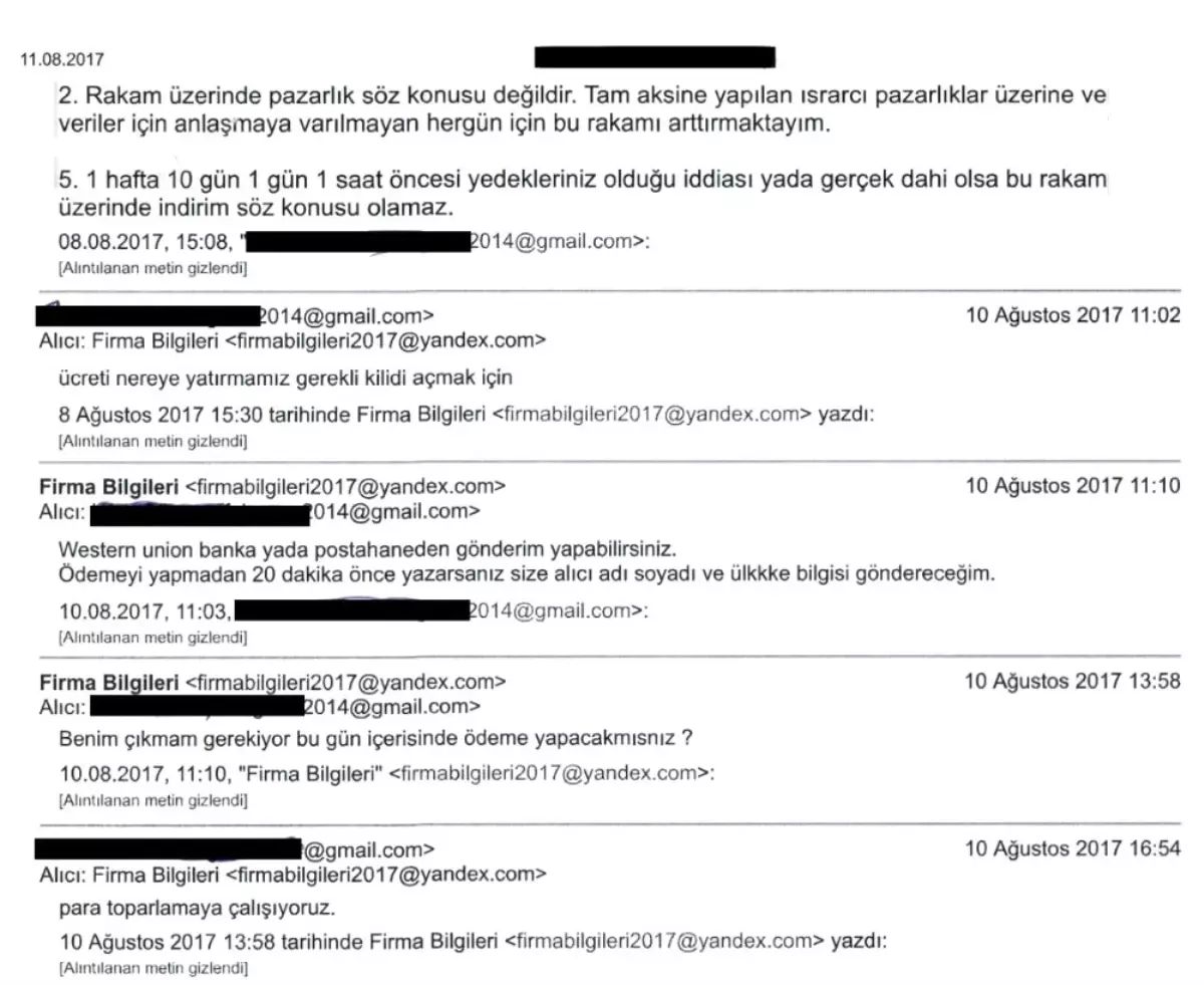 Hacker, Şifre Karşılığı Bin 500 Euro Talep Etti