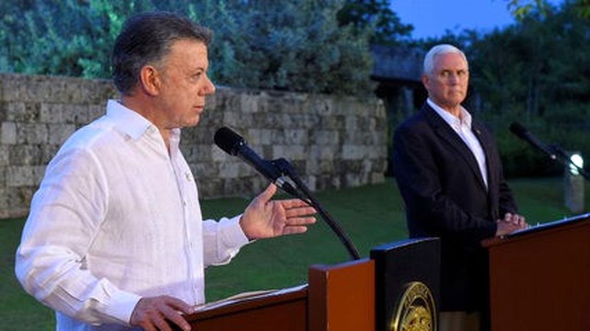 Mike Pence Venezuela Krizinin Çözümü İçin Kolombiya\'da