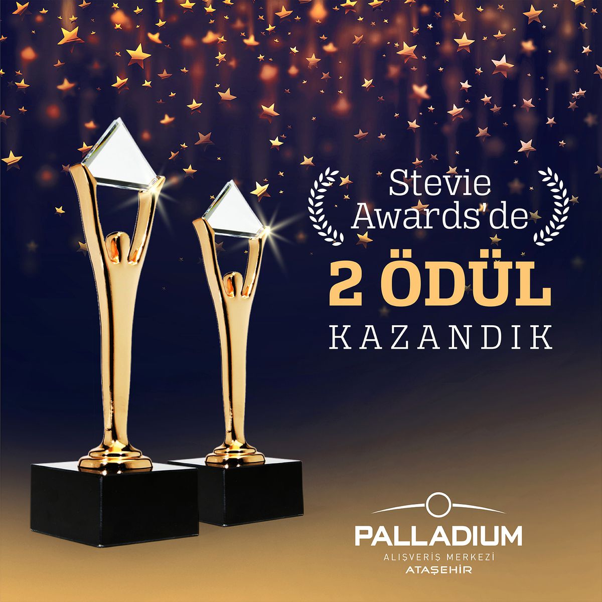 Stevie Awards\'dan Palladium Ataşehir\'e Ödül !